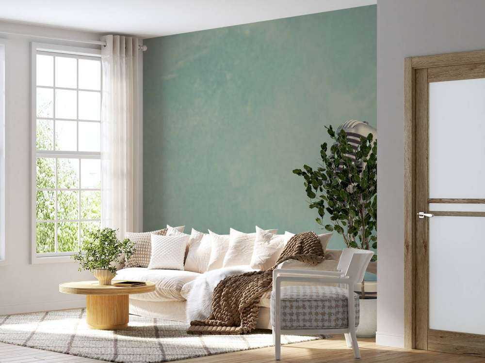 Klassieke microfoon met een blauwe achtergrond