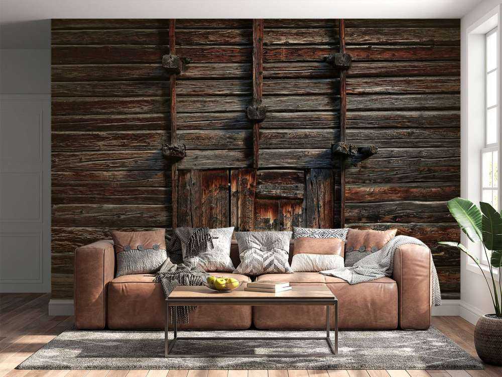 Oud hout met balken