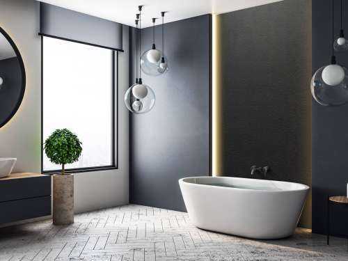 Space gray beton