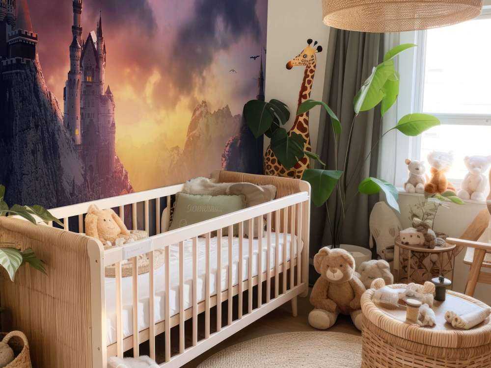 Kasteel tijdes de zonsondergang