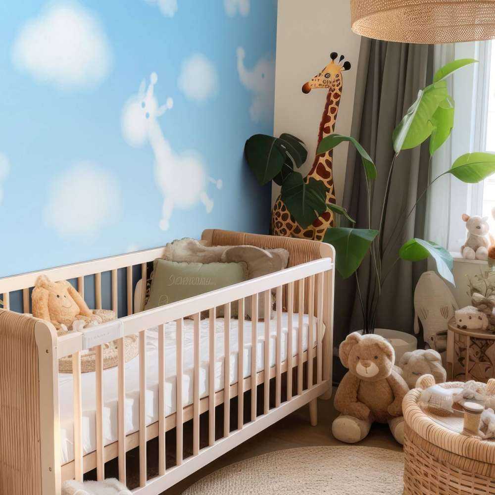 Wolken met kinderfiguurtjes