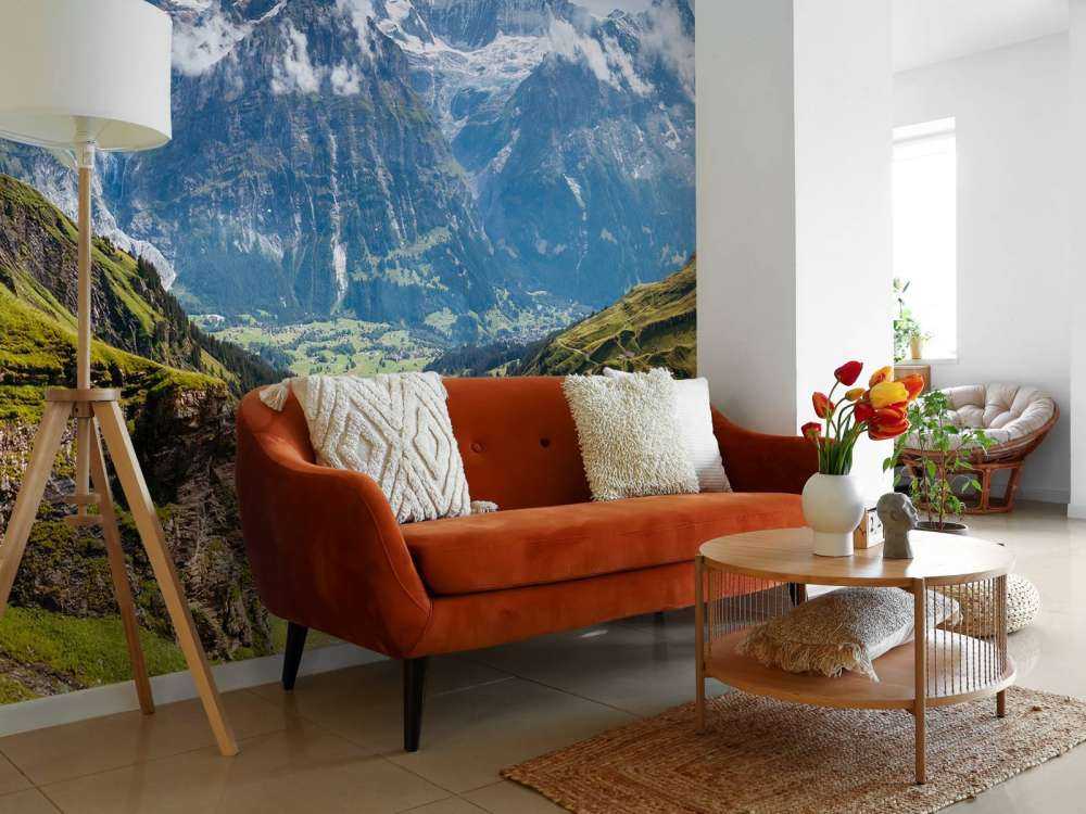 Geweldig uitzicht in de Zwitserse Alpen