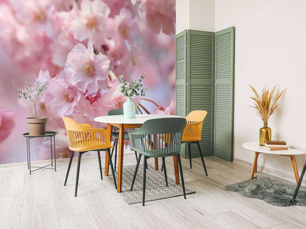 Close-up roze bloesems