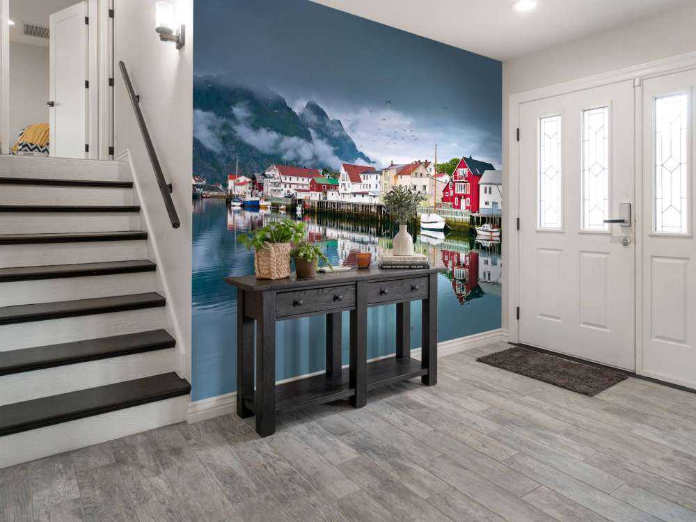 Huizen op de Lofoten