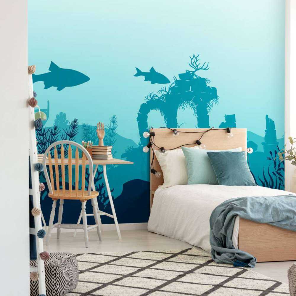 Onderwater silhouetten