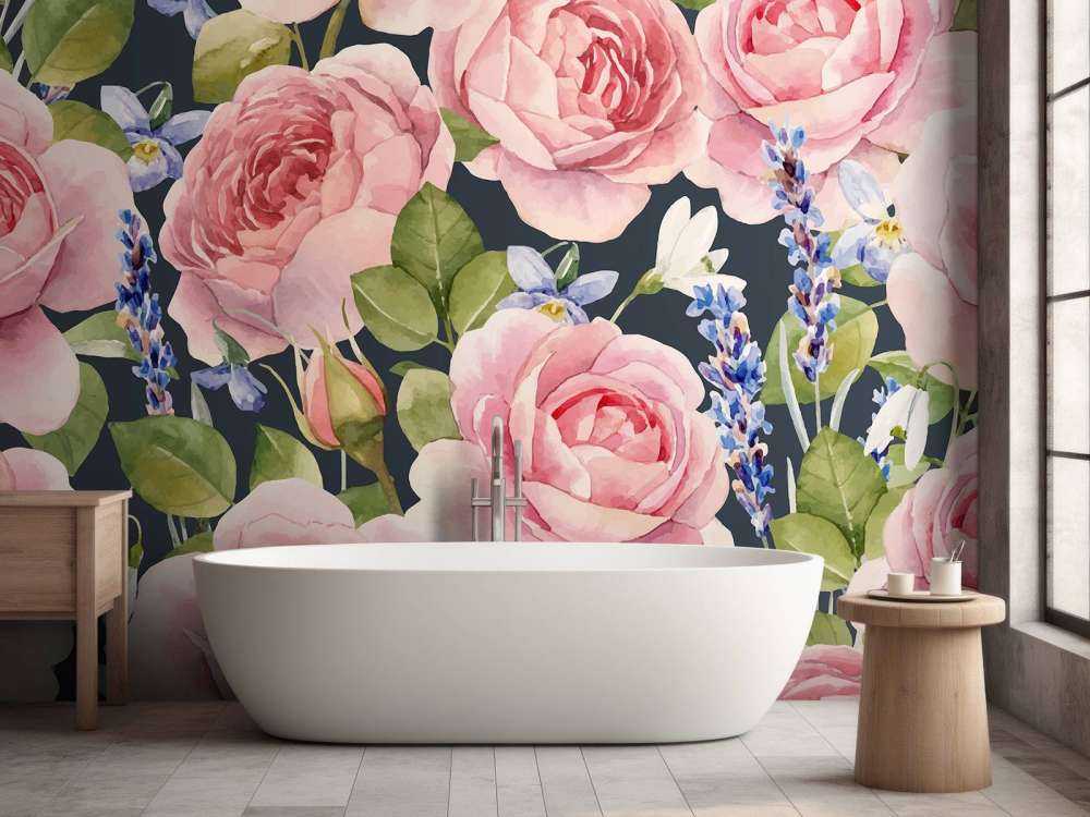 Kleurrijke rozen design