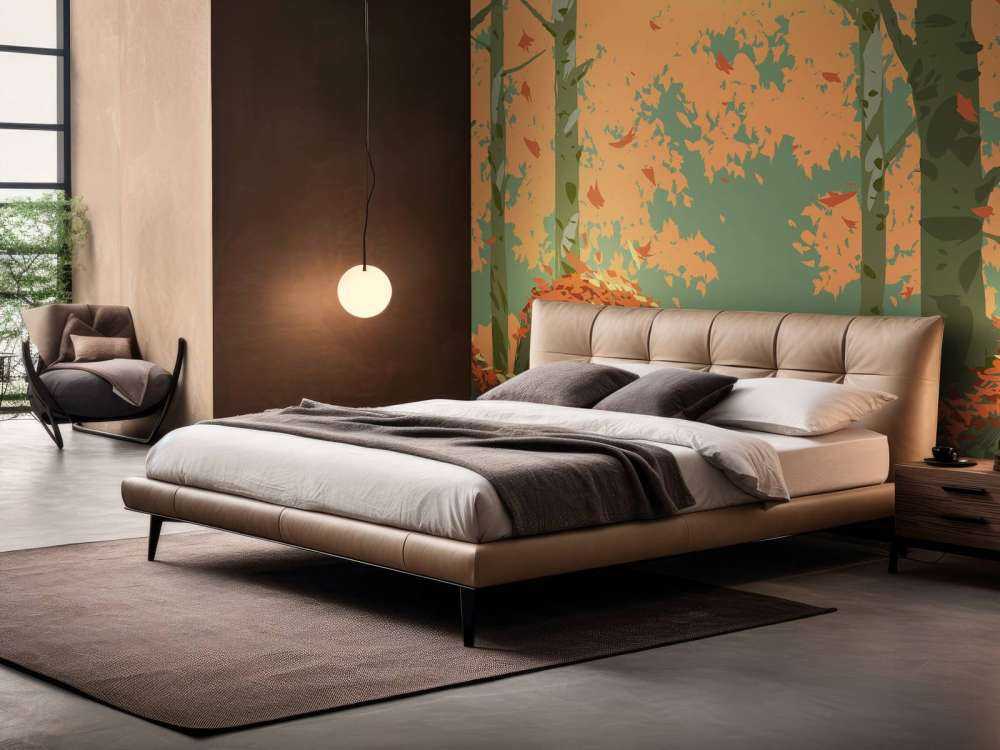 Herfstbos illustratie