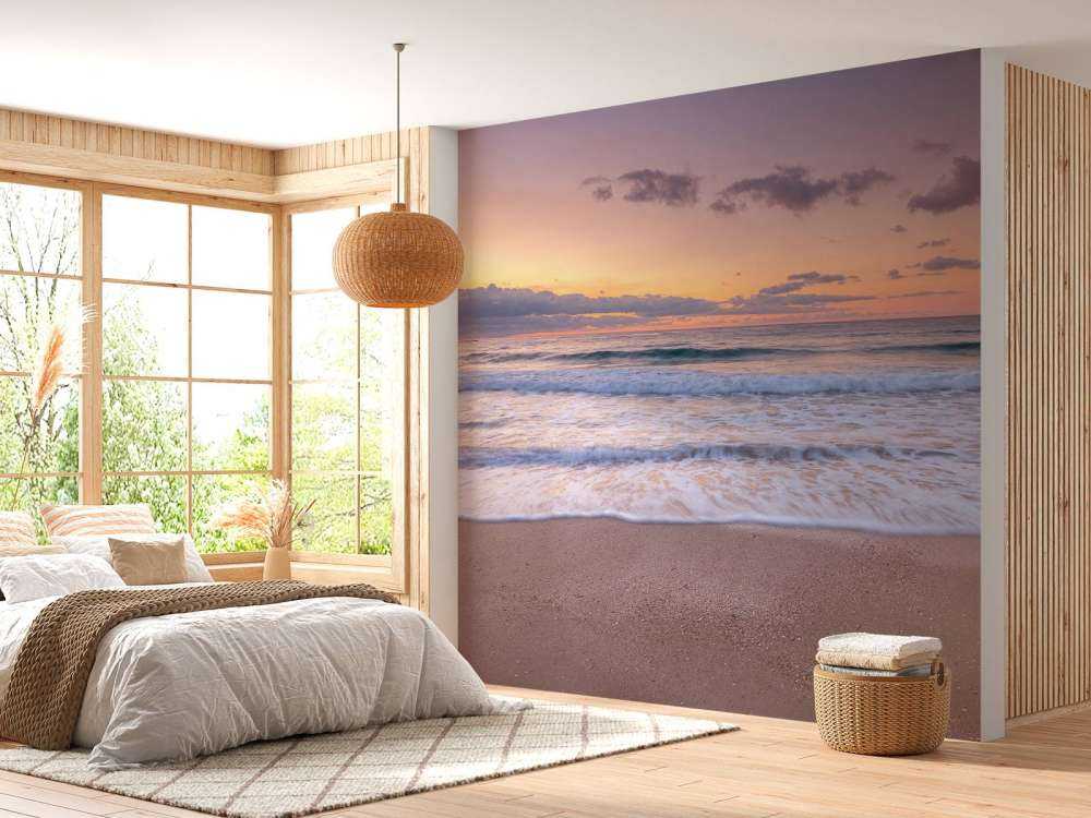 Mooie kleurrijke zonsondergang