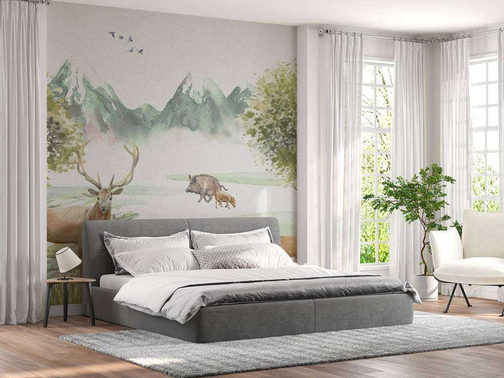 Kleurrijke bosdieren