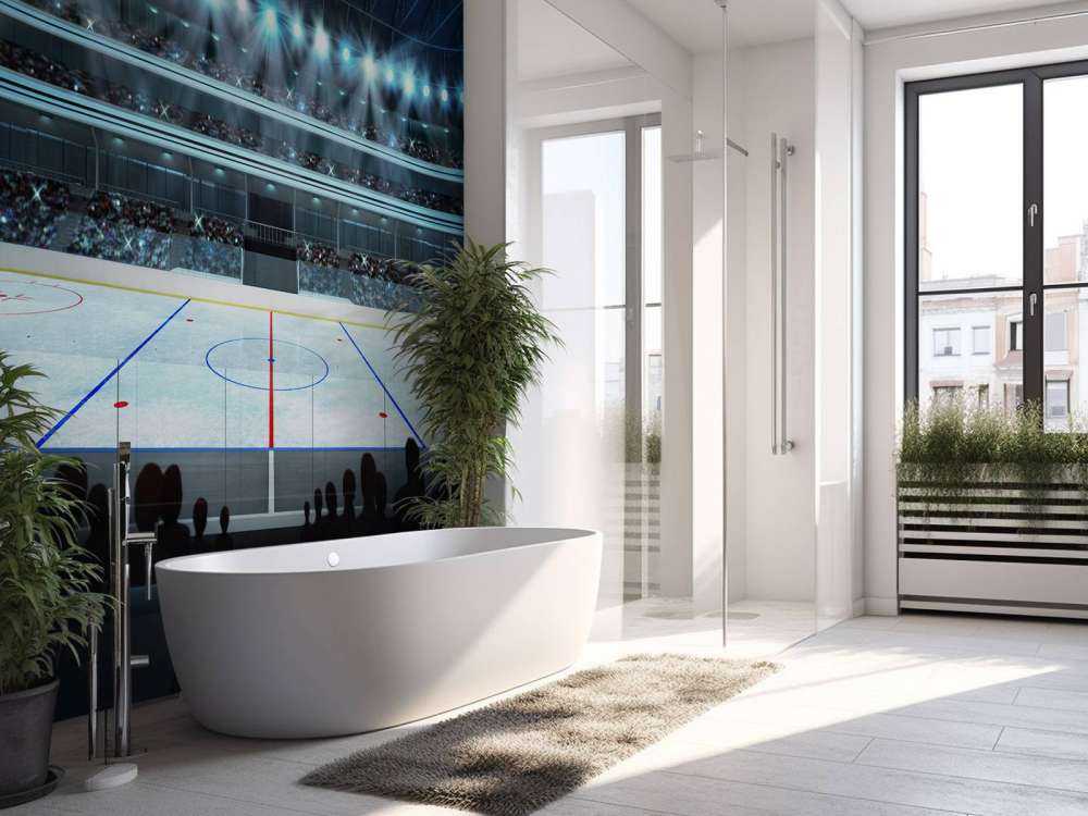 Luxueuze ijshockey arena