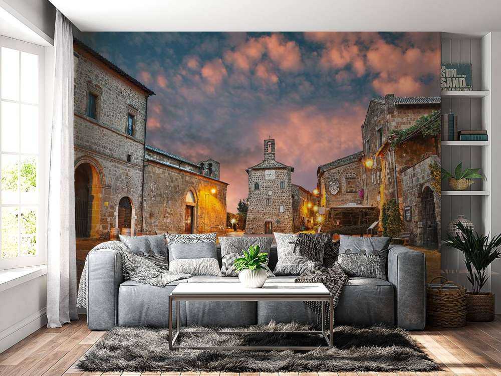 Oud gezellig Italiaans dorpje genaamd Sovana