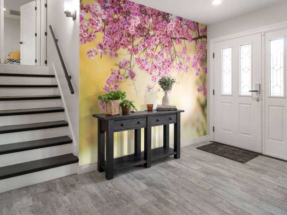 Bloesem met wazige achtergrond