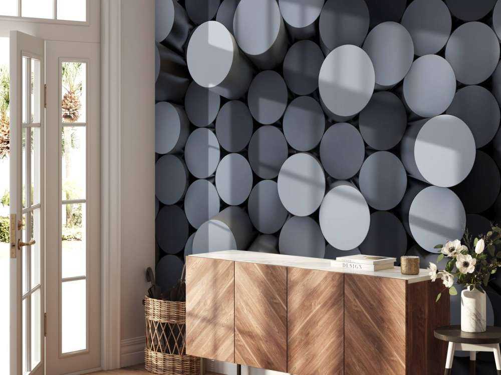 Kleurrijke cilinders