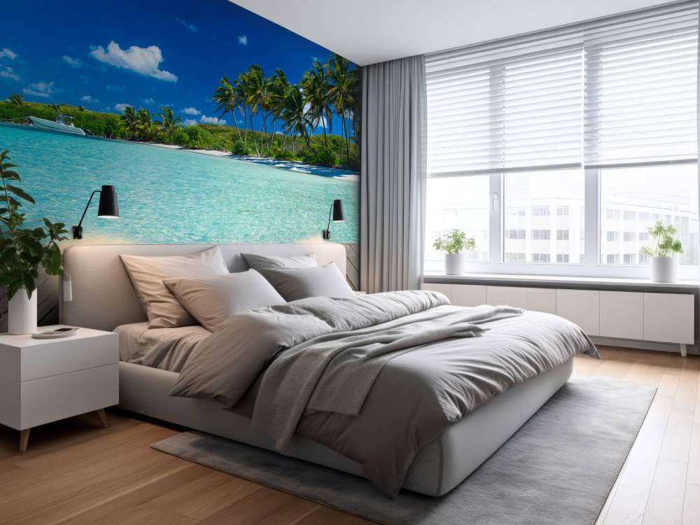 Brug met uitzicht op het strand