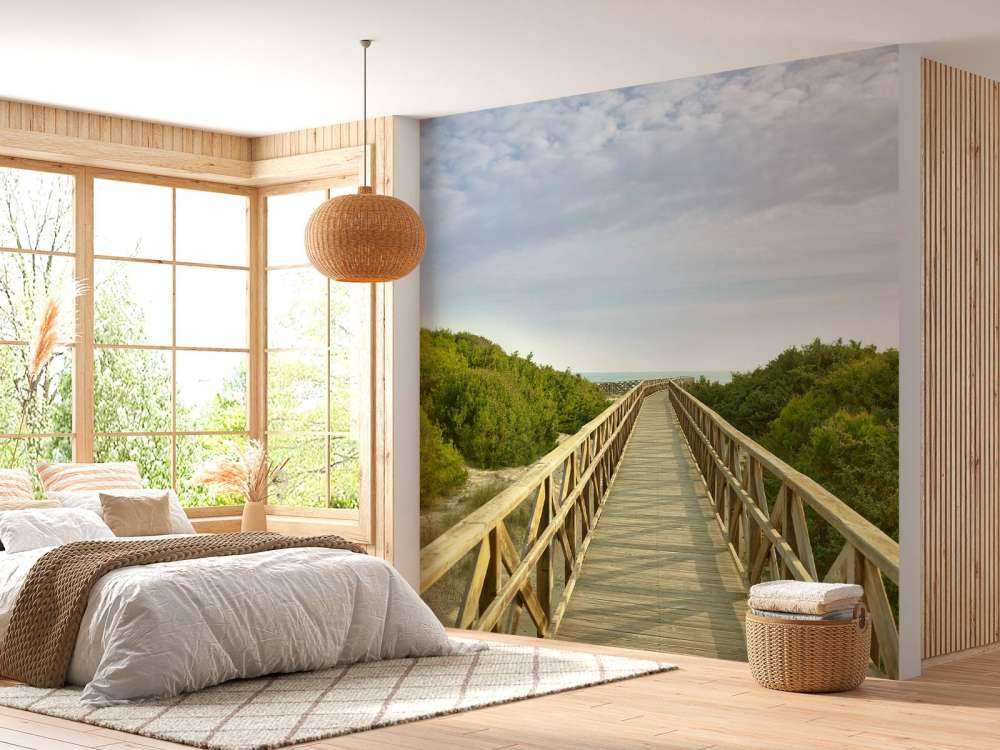 Steiger naar het strand