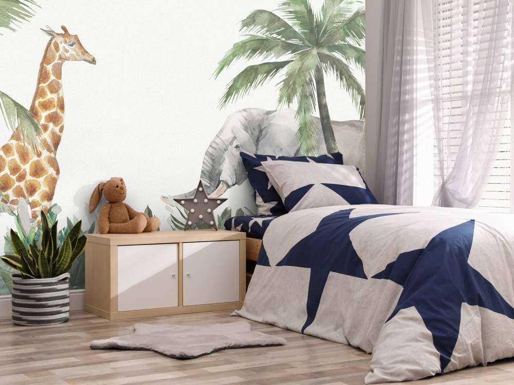 Kleurrijke jungle dieren