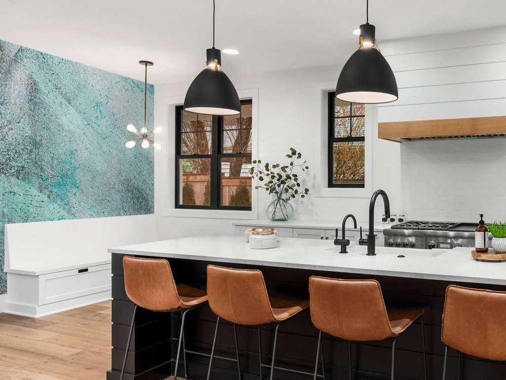 Groene abstracte kunst