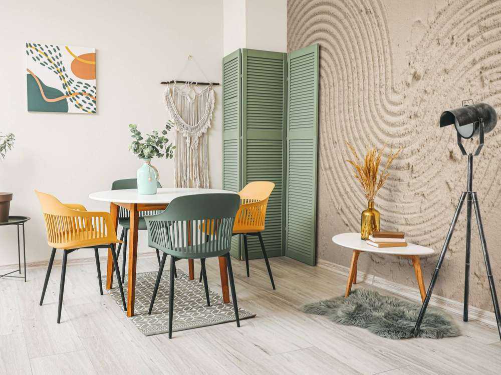 Structuur kunst in taupe