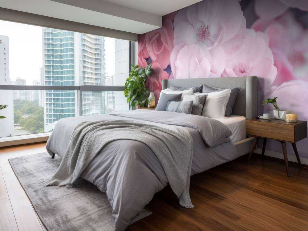 Roze klerurijke bloemen