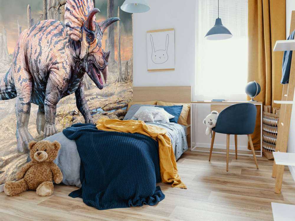 Torosaurus in een verlaten gebied