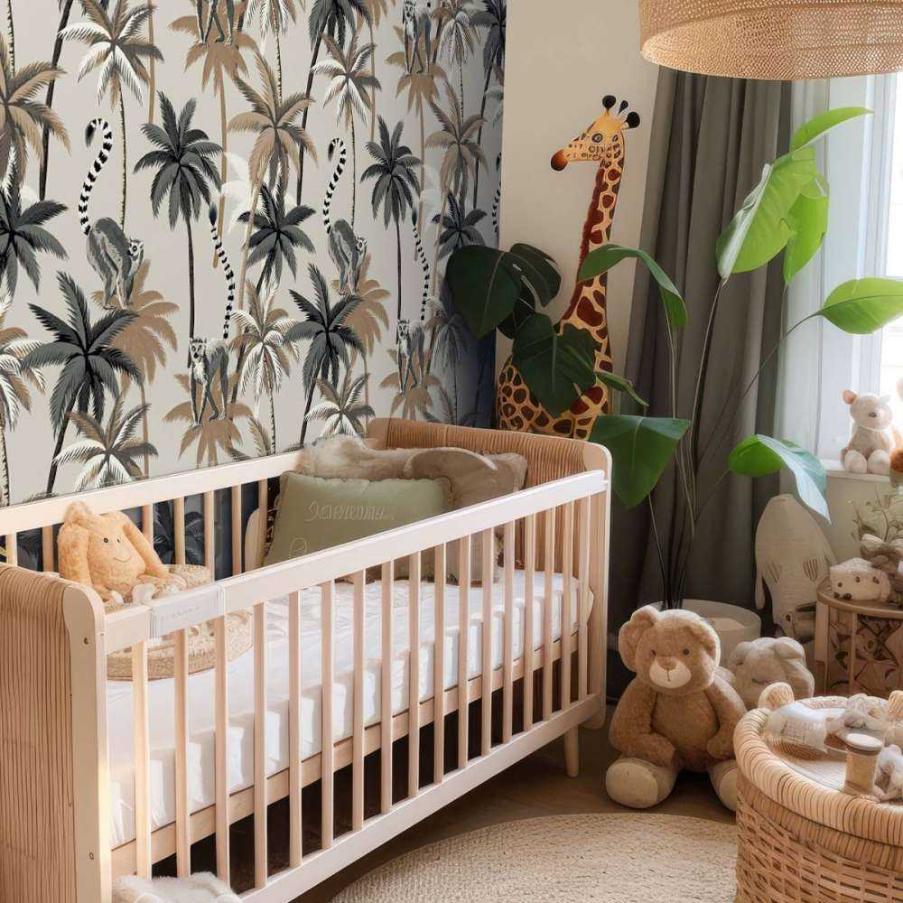 Ringstaartmaki's in de bomen