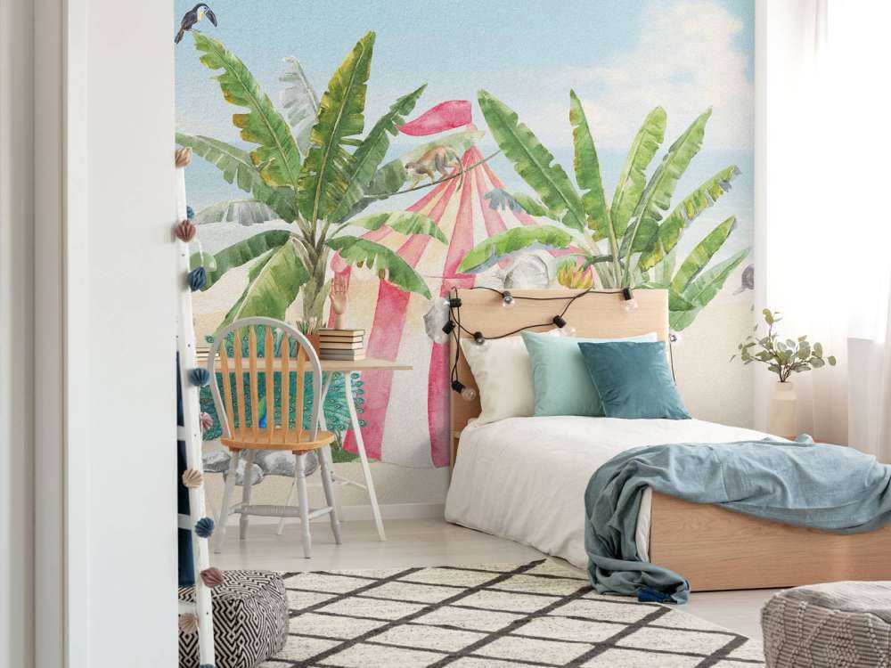 Circus op het strand