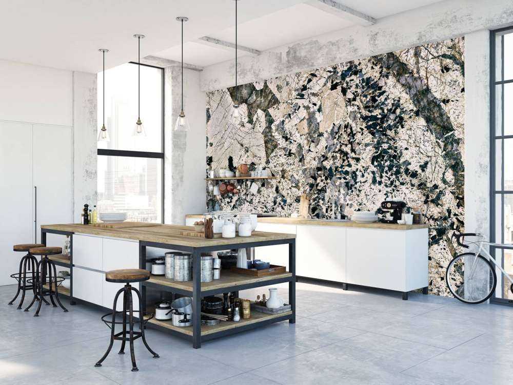 Marmer met blok structuur