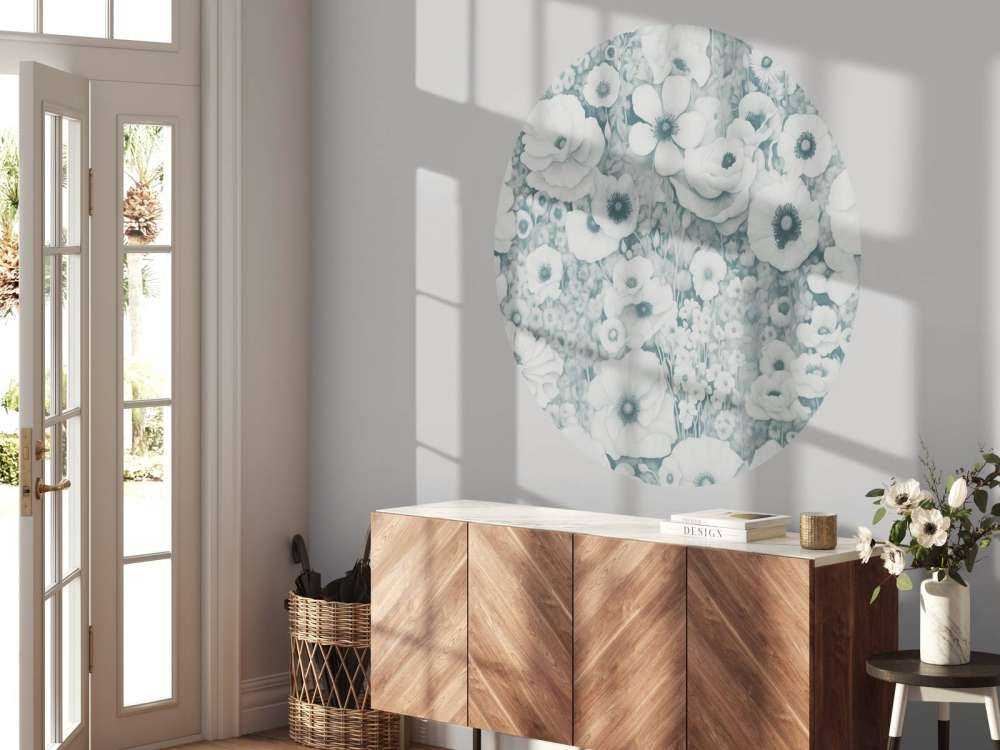 Poppy Tale Monochrome Ocean