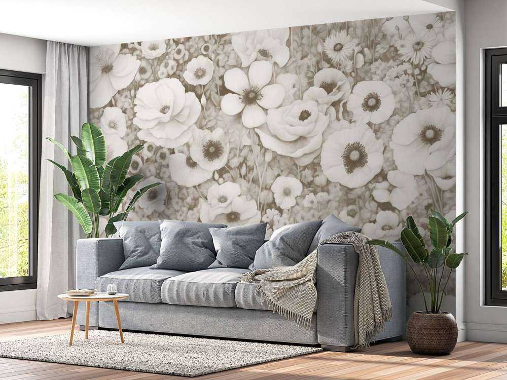 Poppy Tale Monochrome Yellow