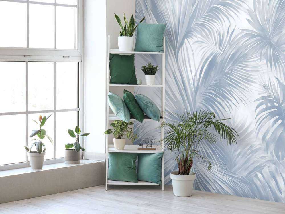 Palm Extravaganza Blue