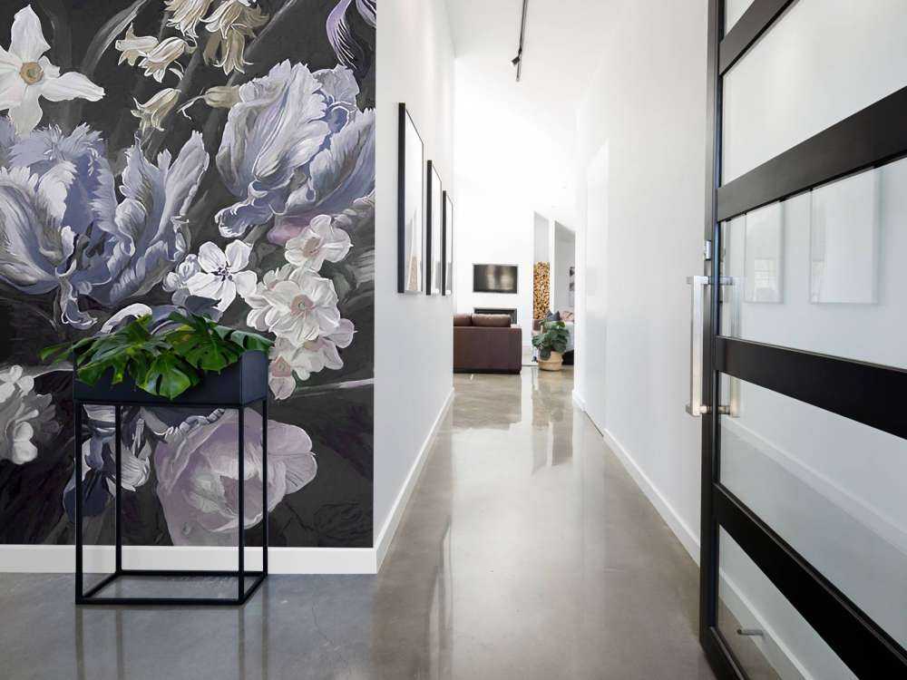 Bouquet with pions Blue