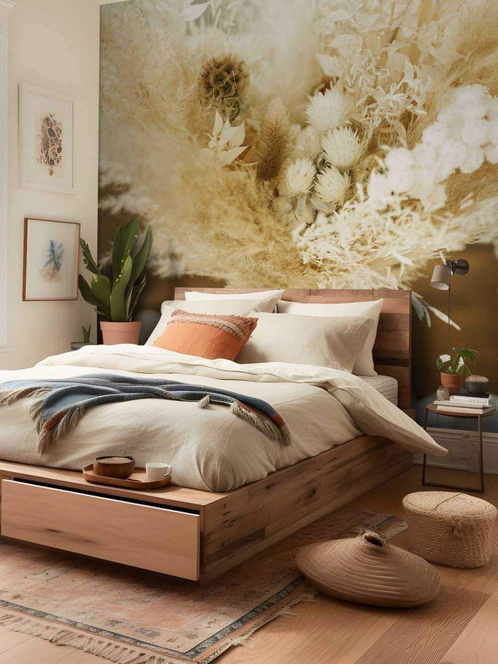 Close-up droogbloemen