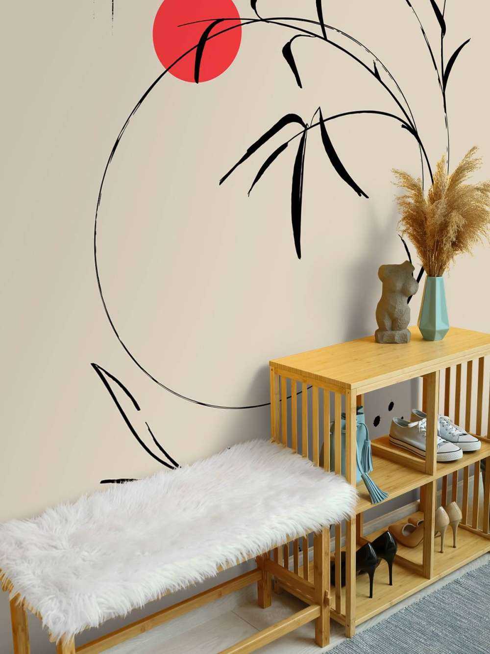 Abstracte illustratie in Oosterse stijl