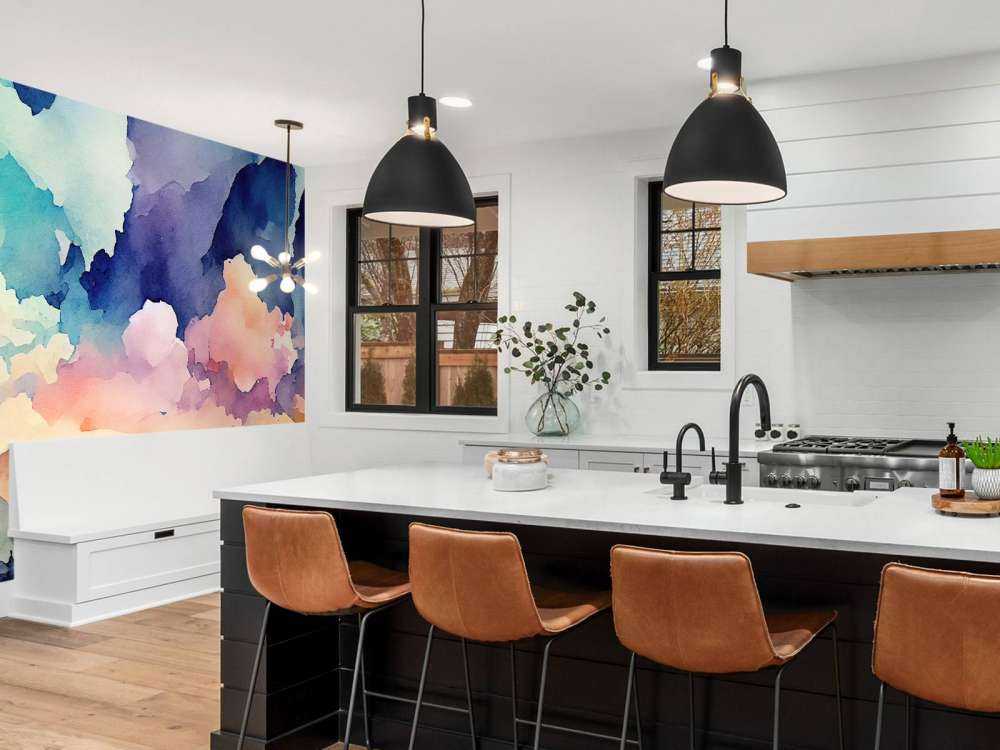 Abstracte aquarel achtergrond