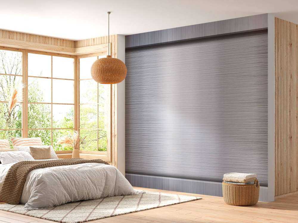 Geborstelde aluminium metalen plaat