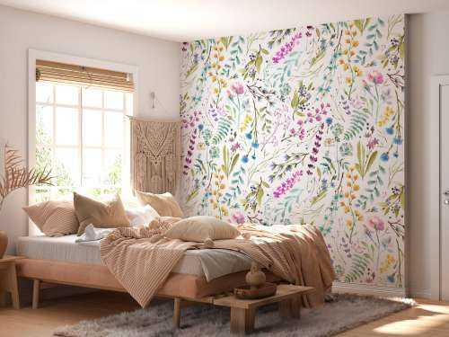 Bloemen van waterverf