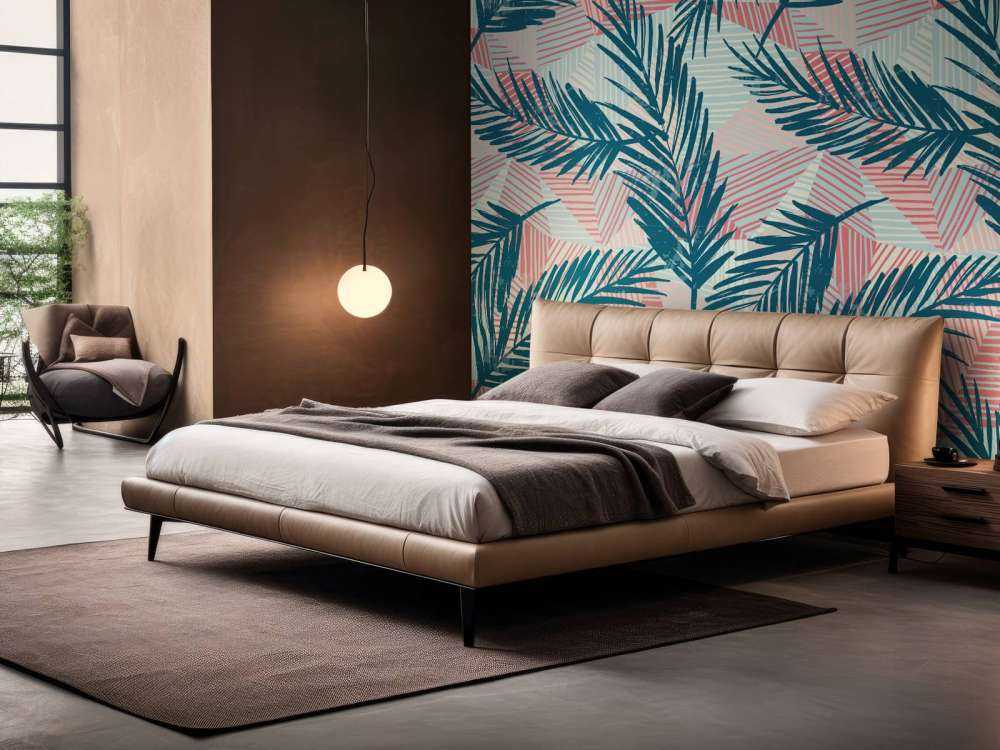 Abstracte palmbladeren