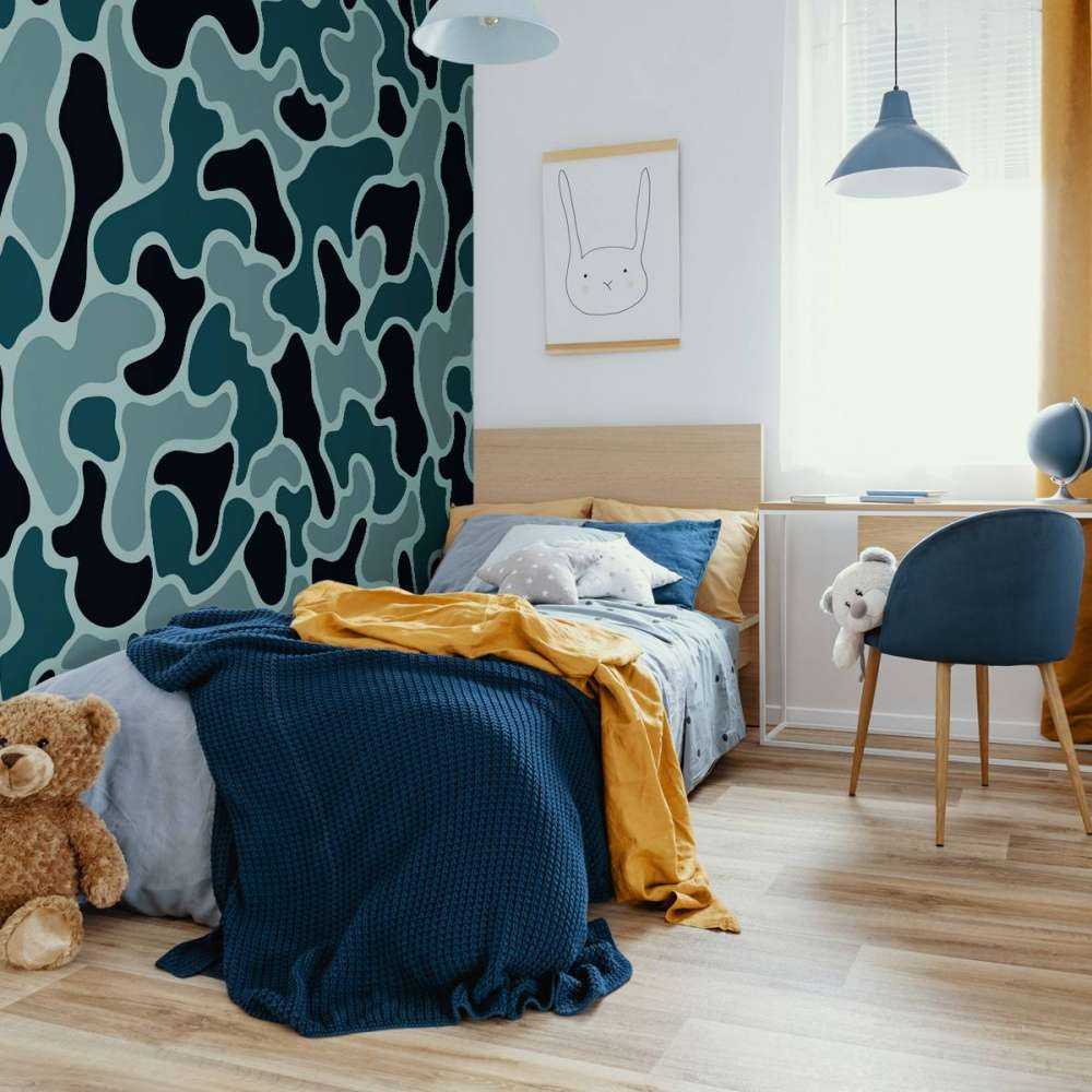 Groen grijze camouflage 