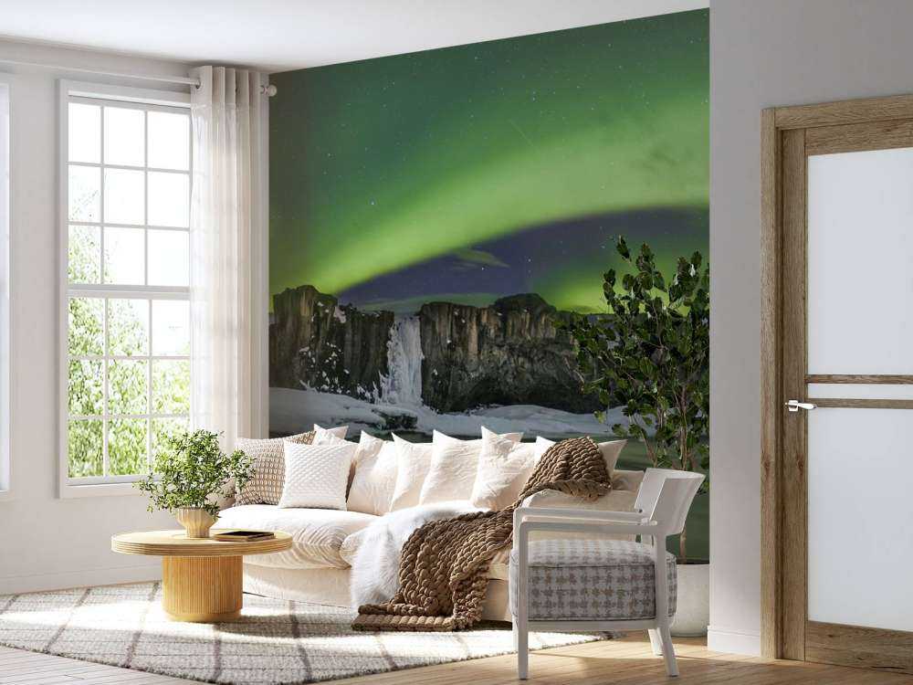 Panorama foto van het Noorderlicht