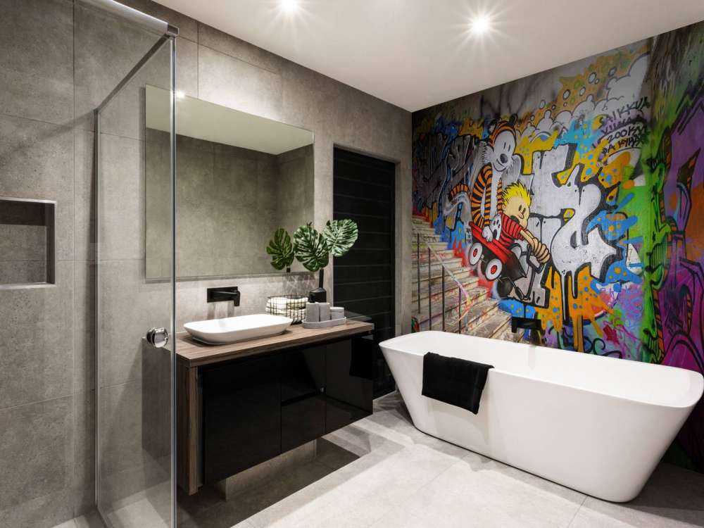 Graffiti met trap