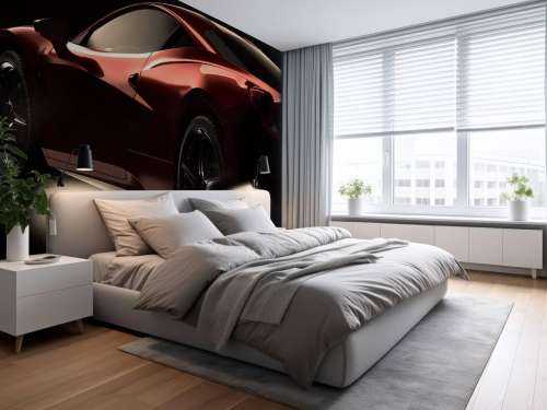 Rode sportauto