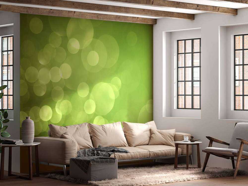 Abstract groene cirkels