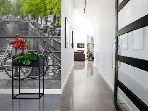 Fiets met bloemen