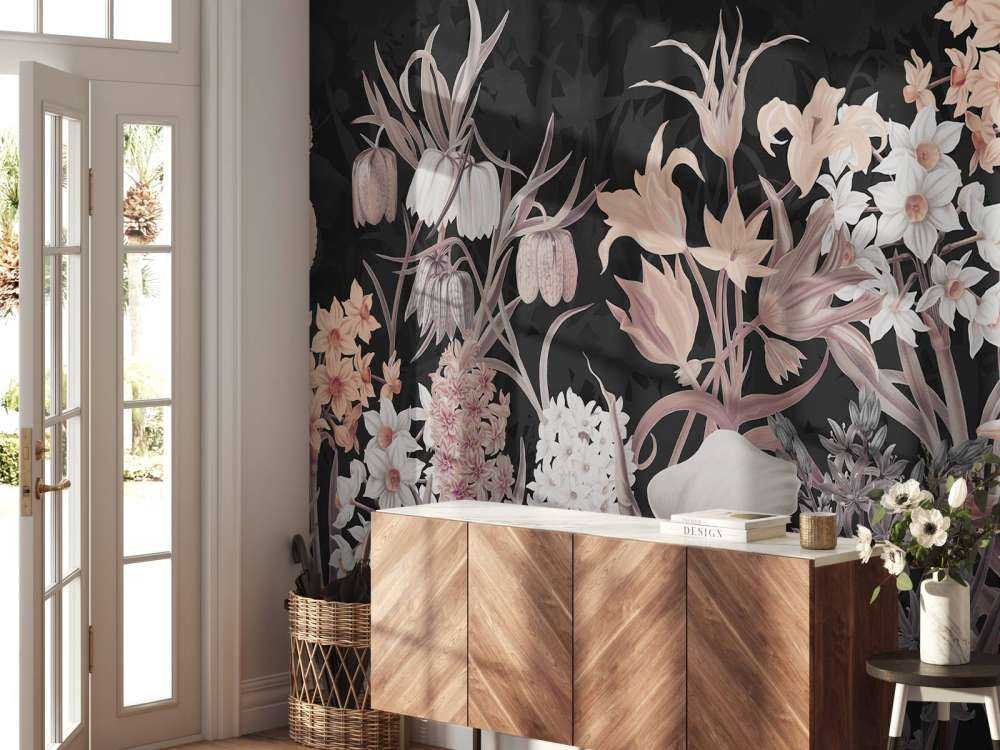 Spring Flowers - Vintage Sepia