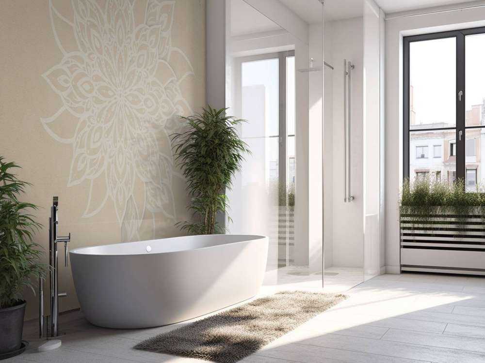 Beige Mandala Elegantie