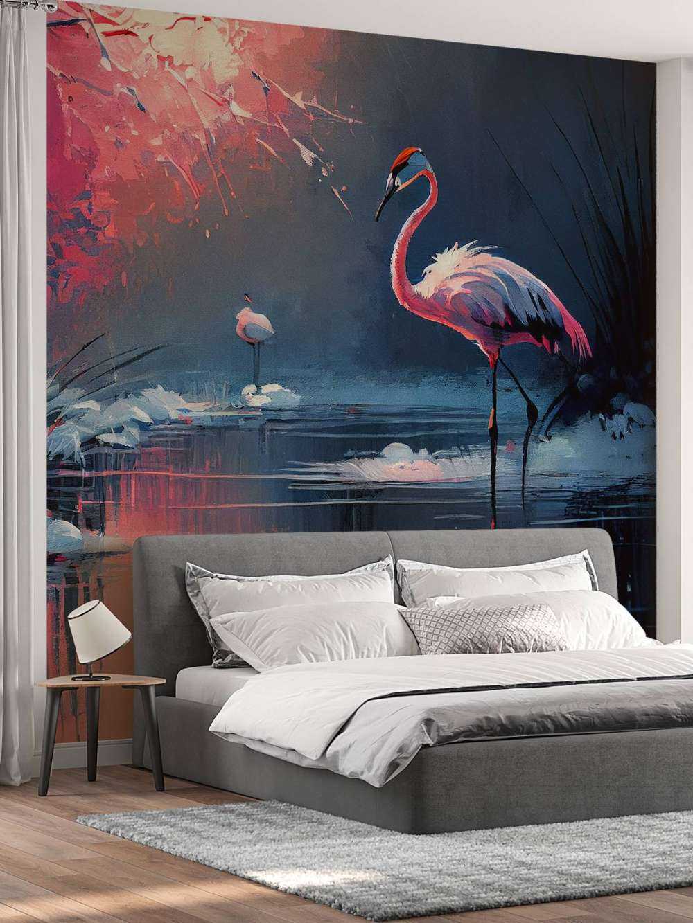 Flamingo Reflectie Symfonie