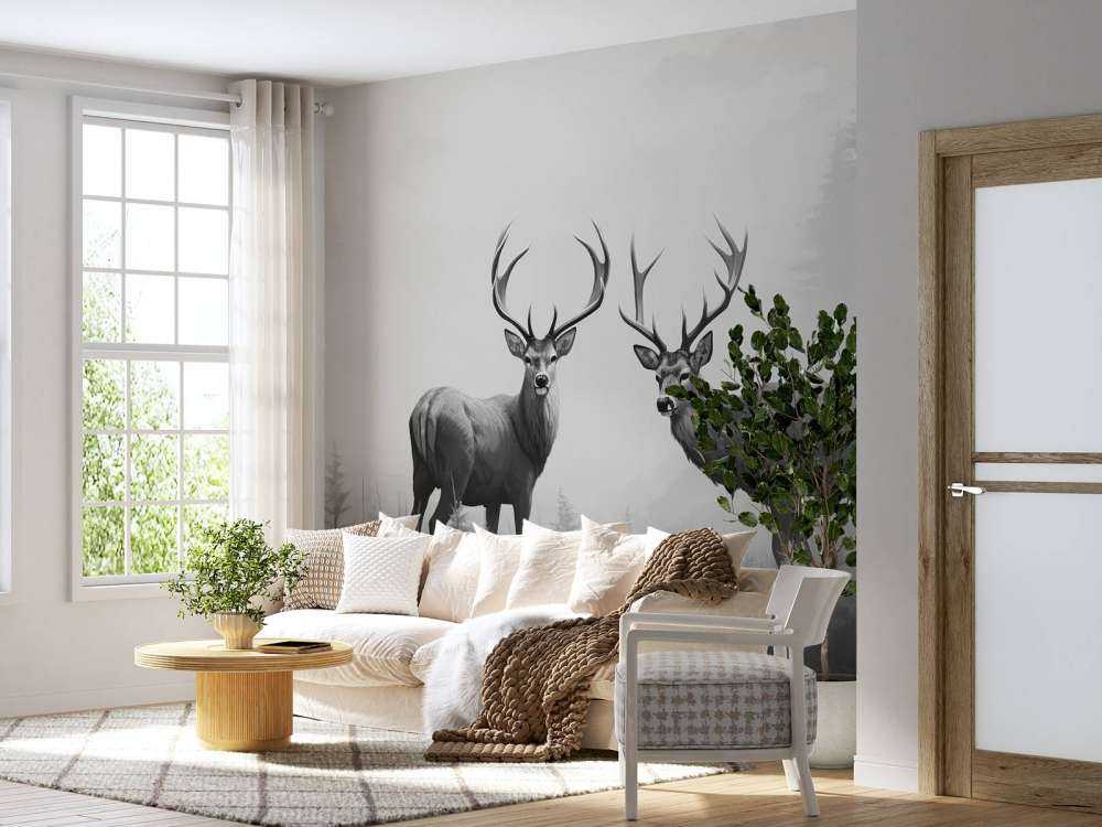 Mistige Woudherten Symmetrie