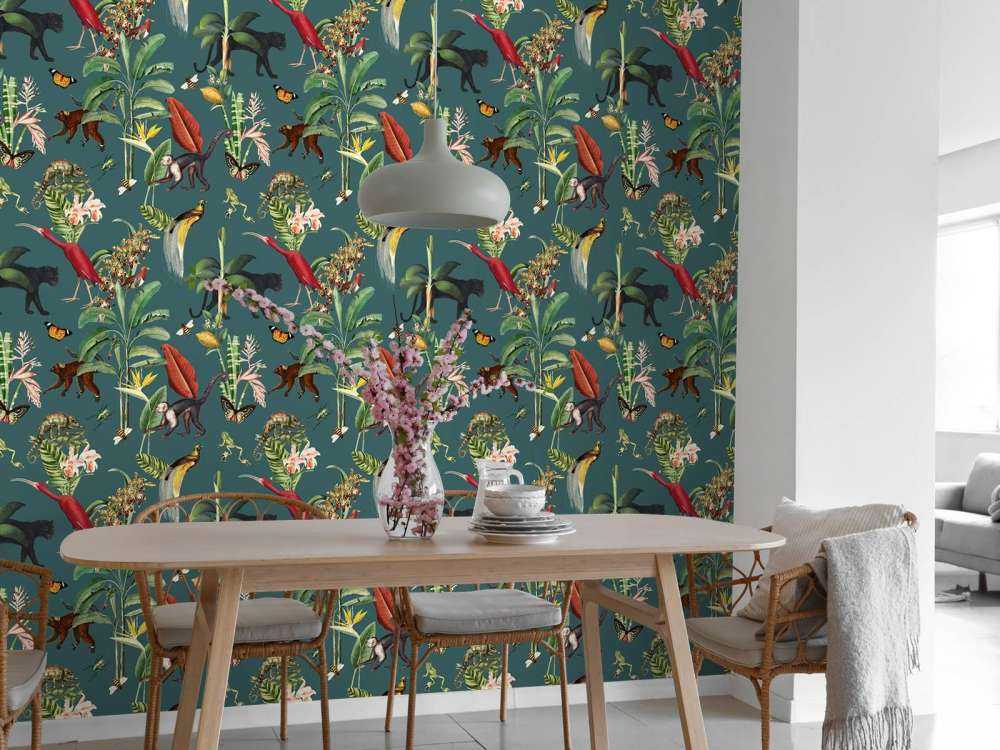 Kingdom Animalia Dark Teal