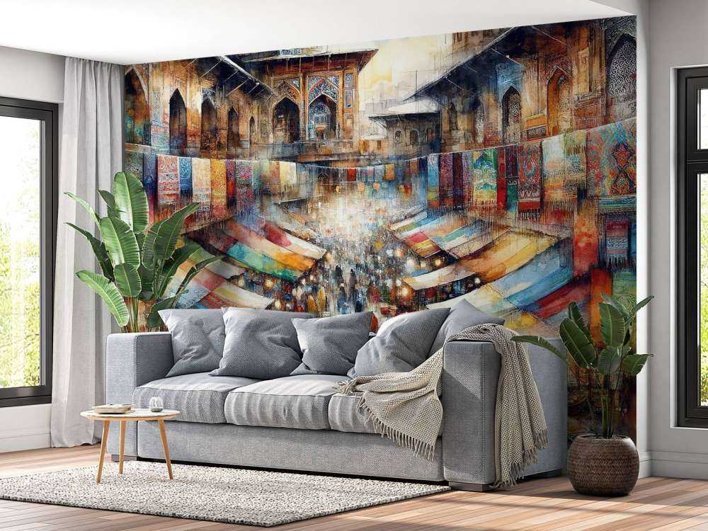 Bazaar's Symphony of Colors