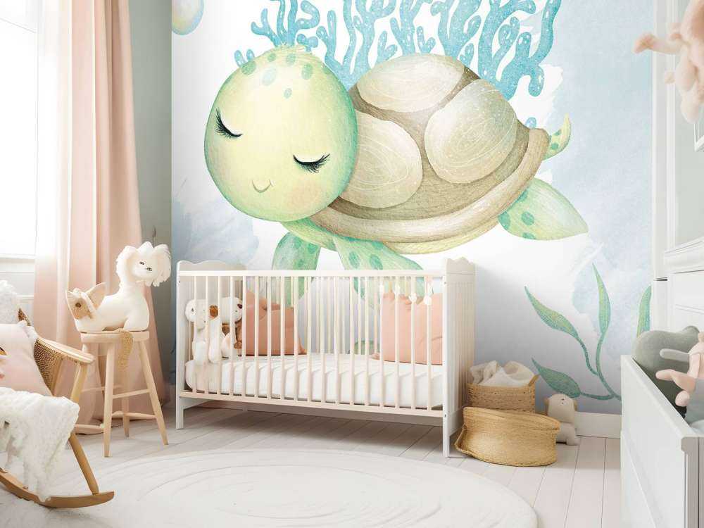 Mummieschildpad en welp